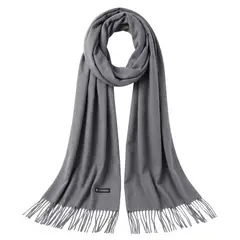 EKOL TACTICA MILITAR - Bufanda de Cashmere Suave de Invierno con Flecos
