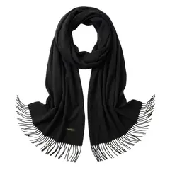 EKOL TACTICA MILITAR - Bufanda de Cashmere Suave de Invierno con Flecos