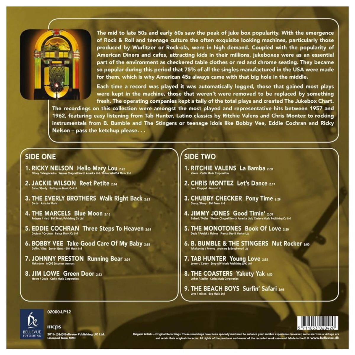 GENERICO - JUKEBOX GIANTS - VARIOUS  VINILO