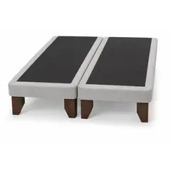 CIC - Base Cama Europea King Dividida 180x200 cm Gris King