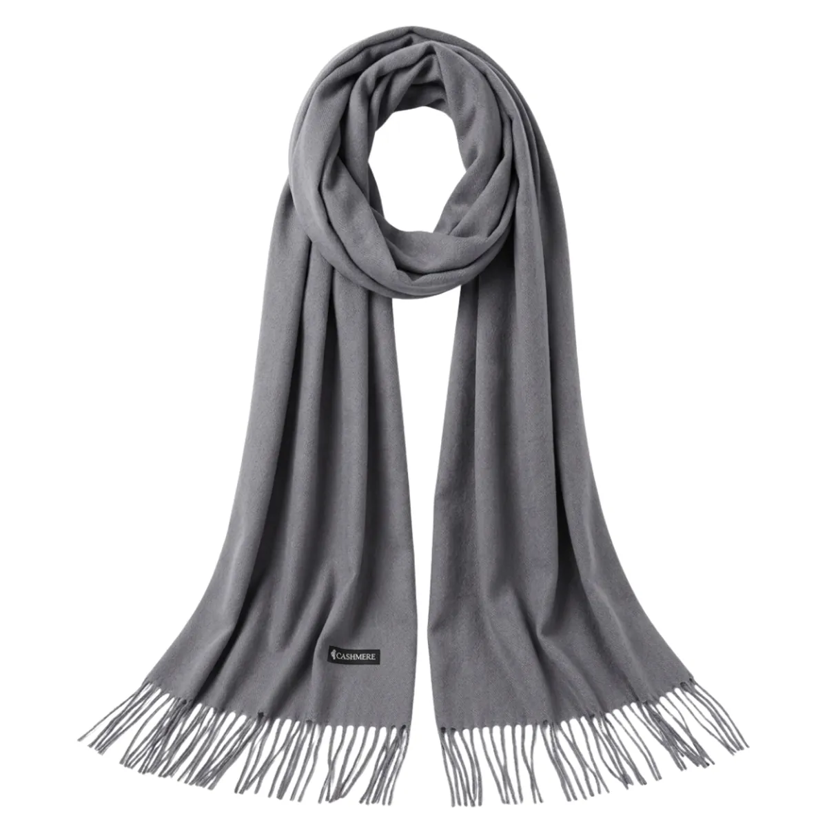 EKOL TACTICA MILITAR - Bufanda de Cashmere Suave de Invierno con Flecos