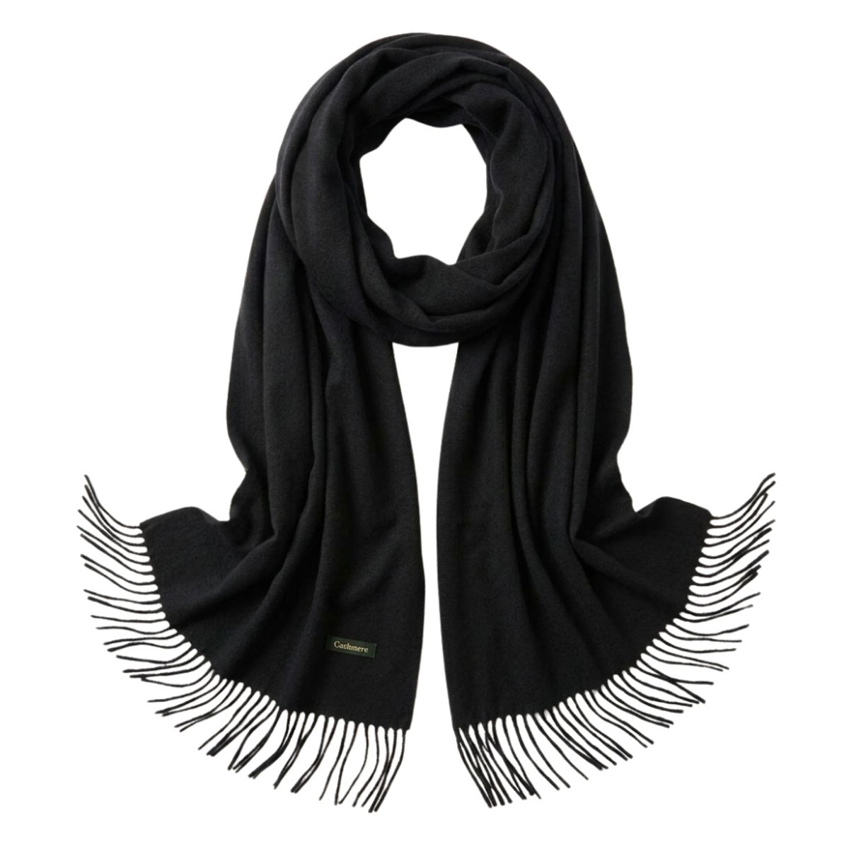 EKOL TACTICA MILITAR - Bufanda de Cashmere Suave de Invierno con Flecos