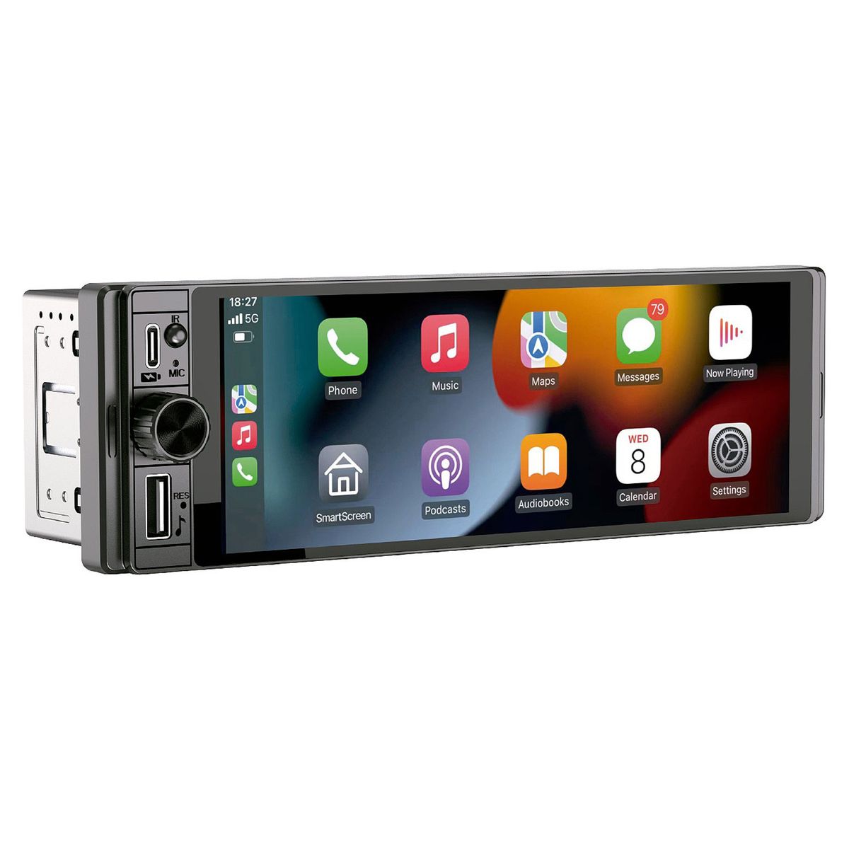 AIWA - Radio Auto 1 Din Con Pantalla Tactil De 6,28'' Aiwa Aw-w470C