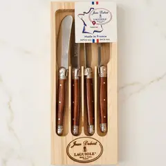LAGUIOLE - Set 4 cuchillos mantequilla Cafe Jean Dubost