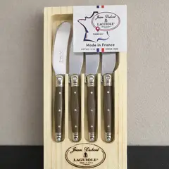 LAGUIOLE - Set 4 cuchillos mantequilla pepper Jean Dubost