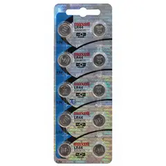 MAXELL - Pack 10 Pilas LR44 AG13 A76 Holograma