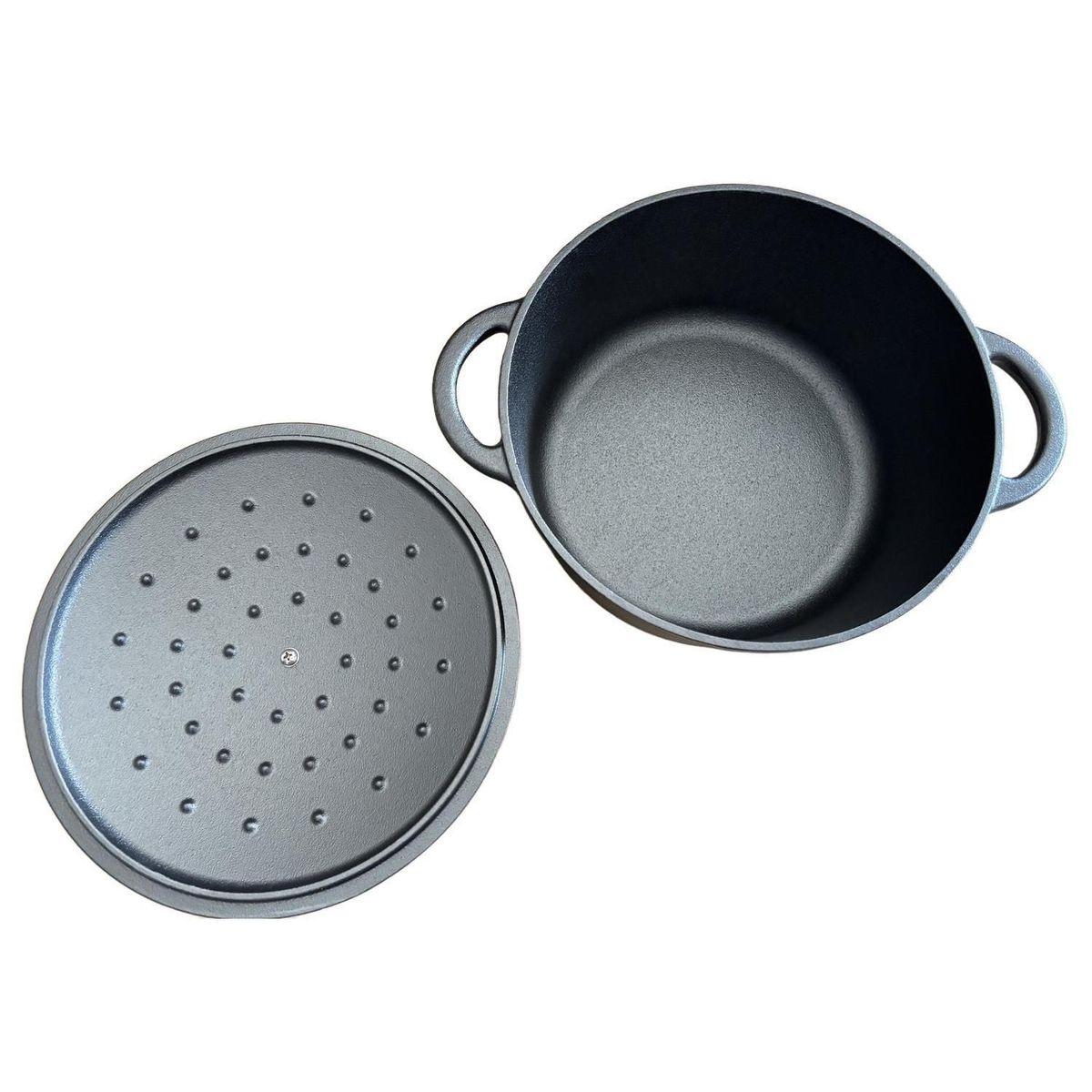 NORPLAT - Olla de hierro fundido 24 cm 3.5 lts - Va al horno - Norplat