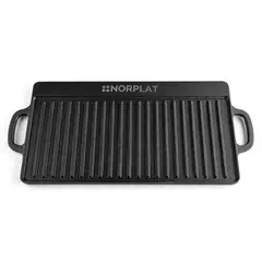 NORPLAT - Plancha Bifera Reversible Hierro Fundido 50x23cm Xl