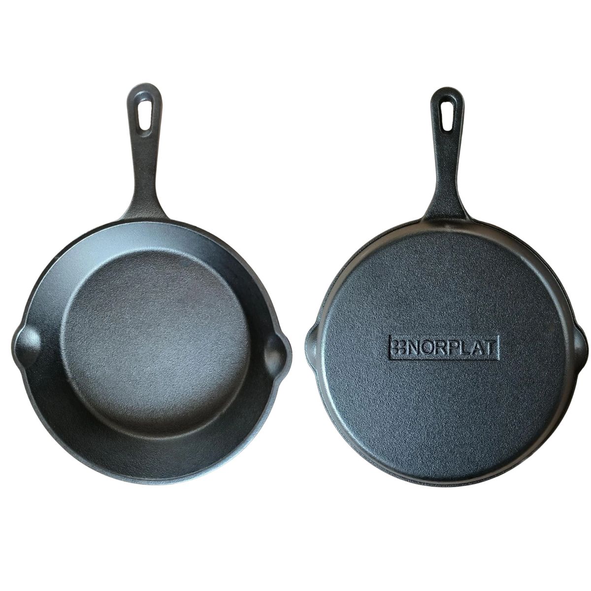 NORPLAT - Sarten Hierro Fundido Norplat 20cm Redondo para Freir cocina