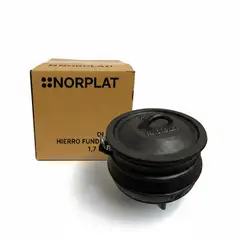 NORPLAT - Olleta Olla Hierro Fierro Fundido 1.7 Litros + Tapa