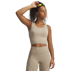 UNDER ARMOUR - Polera SM UA Vanish Seamless Café Mujer