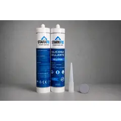 GENERICO - Set 2 Silicona Neutra GRIS STARFIX Multiuso