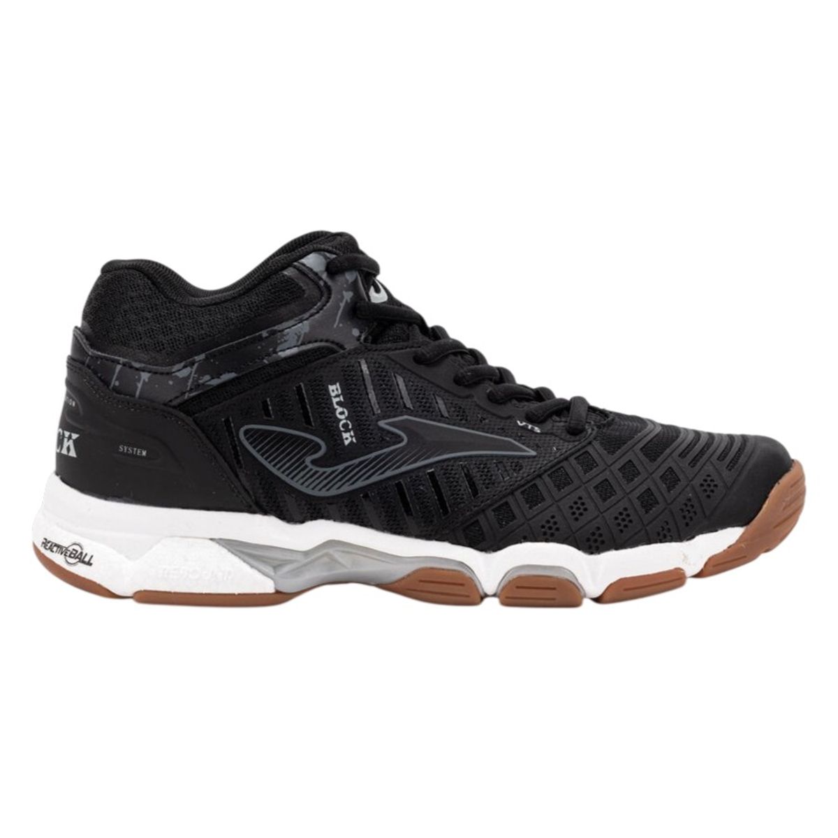 JOMA - Zapatilla Voleibol Hombre V. Block Negro Blanco Joma