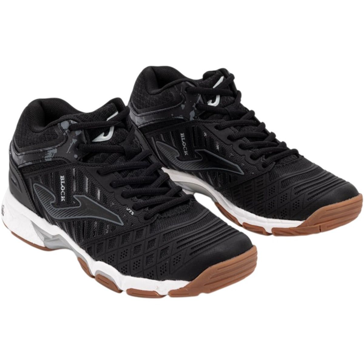 JOMA - Zapatilla Voleibol Hombre V. Block Negro Blanco Joma