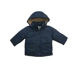 PUMUCKI - Parka Impermeable Forrada Azul Niño