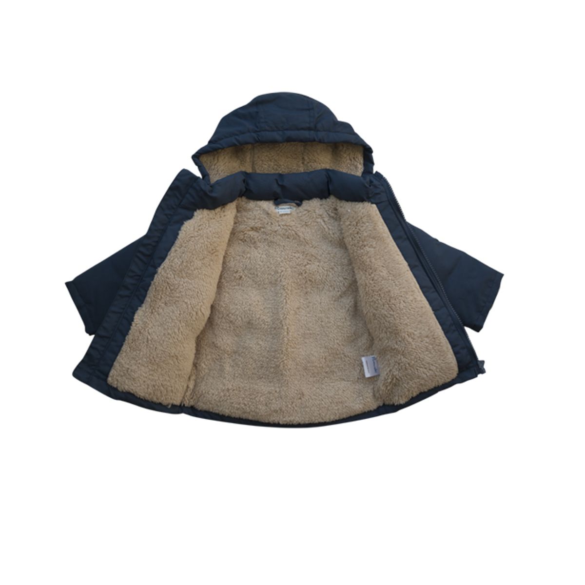 PUMUCKI - Parka Impermeable Forrada Azul Niño