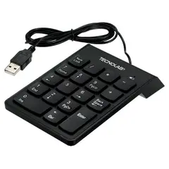 TECNOLAB - Teclado Numérico USB 18 Teclas PC - PS