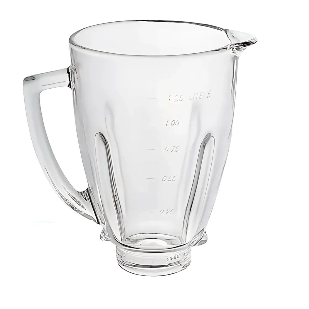 GENERICO - Vaso De Vidrio Para Licuadora Oster Con Tapa BELUG