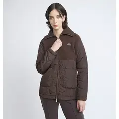 ELLESSE - CHAQUETA MUJER JACINTA CAFÉ OSCURO