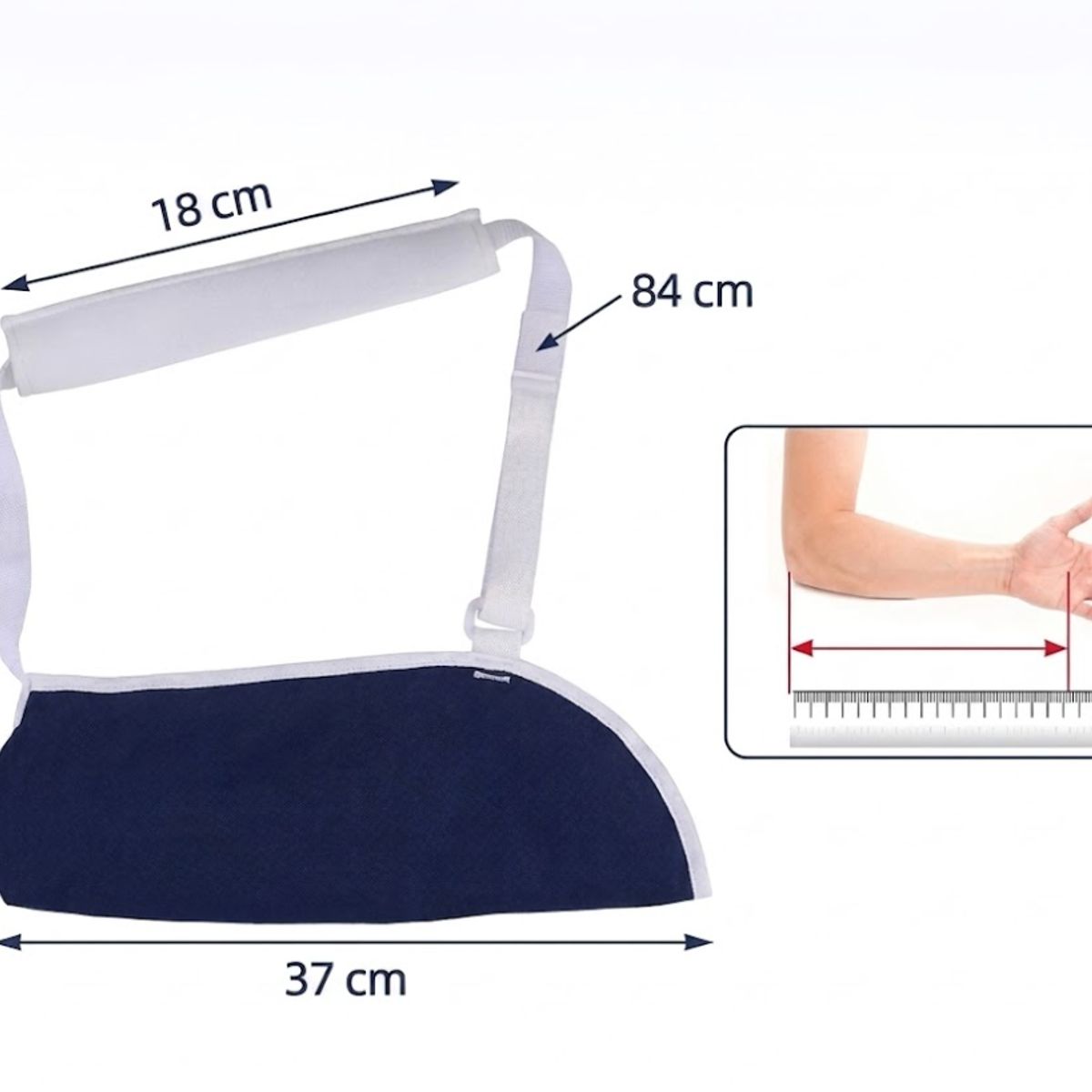 GENERICO - Cabestrillo Con Soporte Hombro Y Brazo Completo Ortopédico