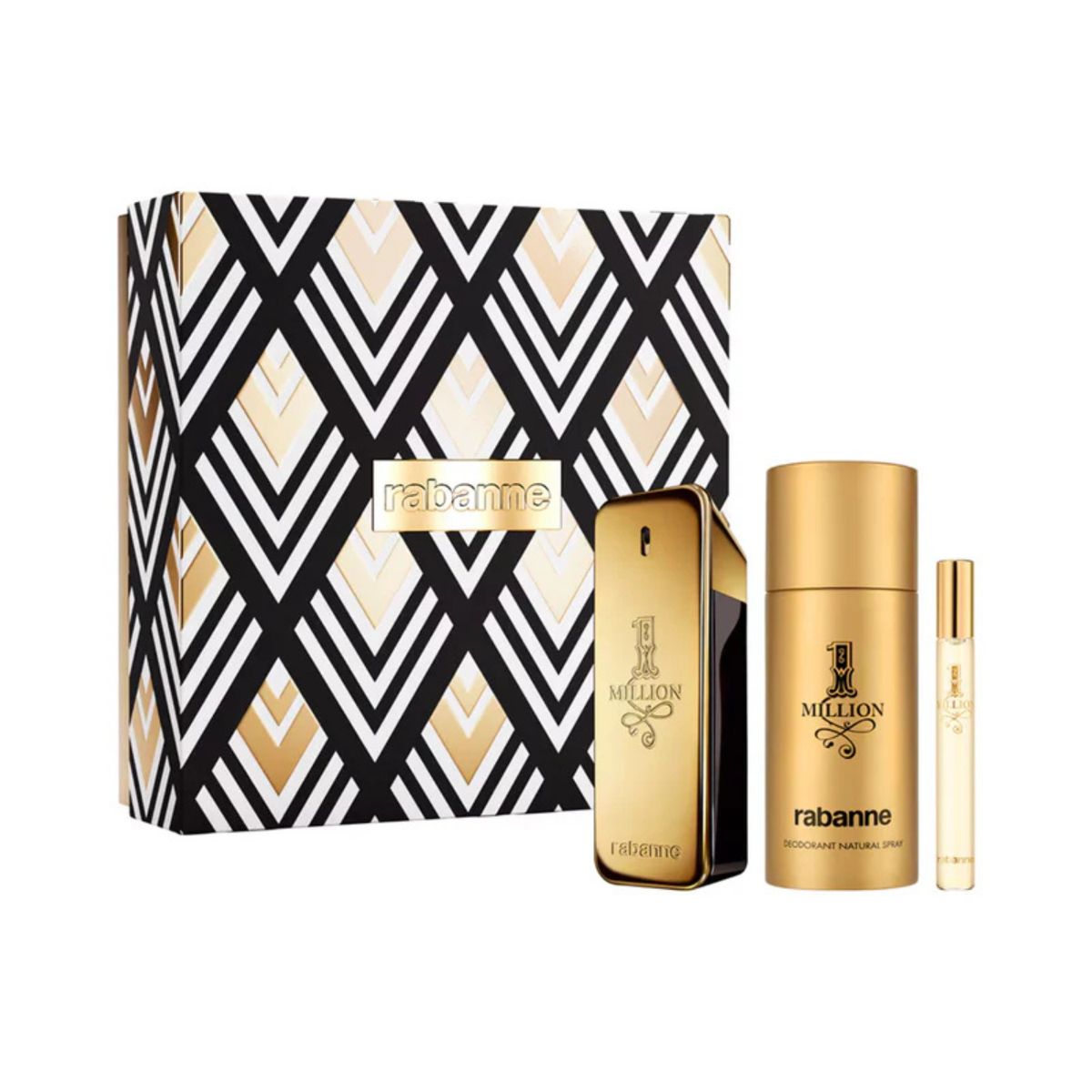 RABANNE - Set Perfume One Million EDT 100 ml + Mini 10 ml + Deo 150 ml 2026 Paco Rabanne