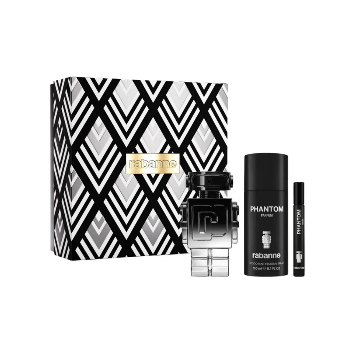 RABANNE - Set Perfume Phantom Elixir 100 ml + Mini 10 ml + Deo Parfum 150 ml 2026 PR