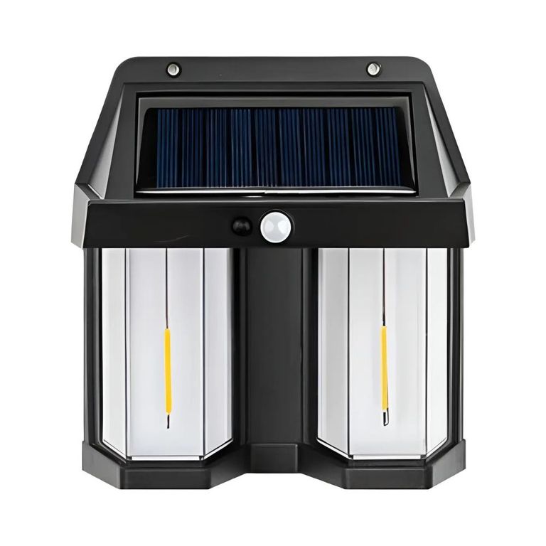 Lampara Solar Doble LED Sensor Movimiento Exterior IP65