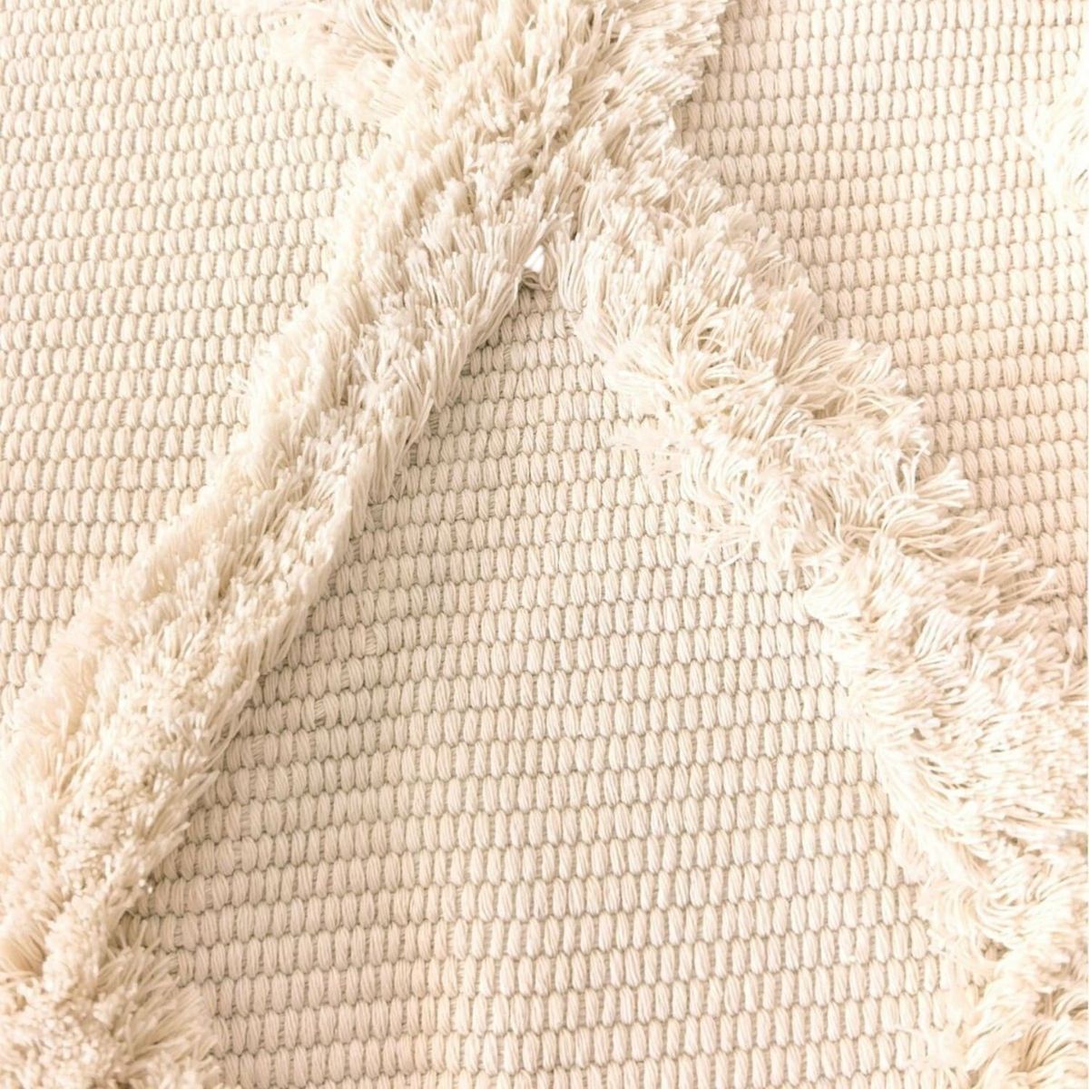 GENERICO - Alfmobra Pasillera Baja De Cama Kilim Tejida Con Flecos Boho Estampada 180x60cm
