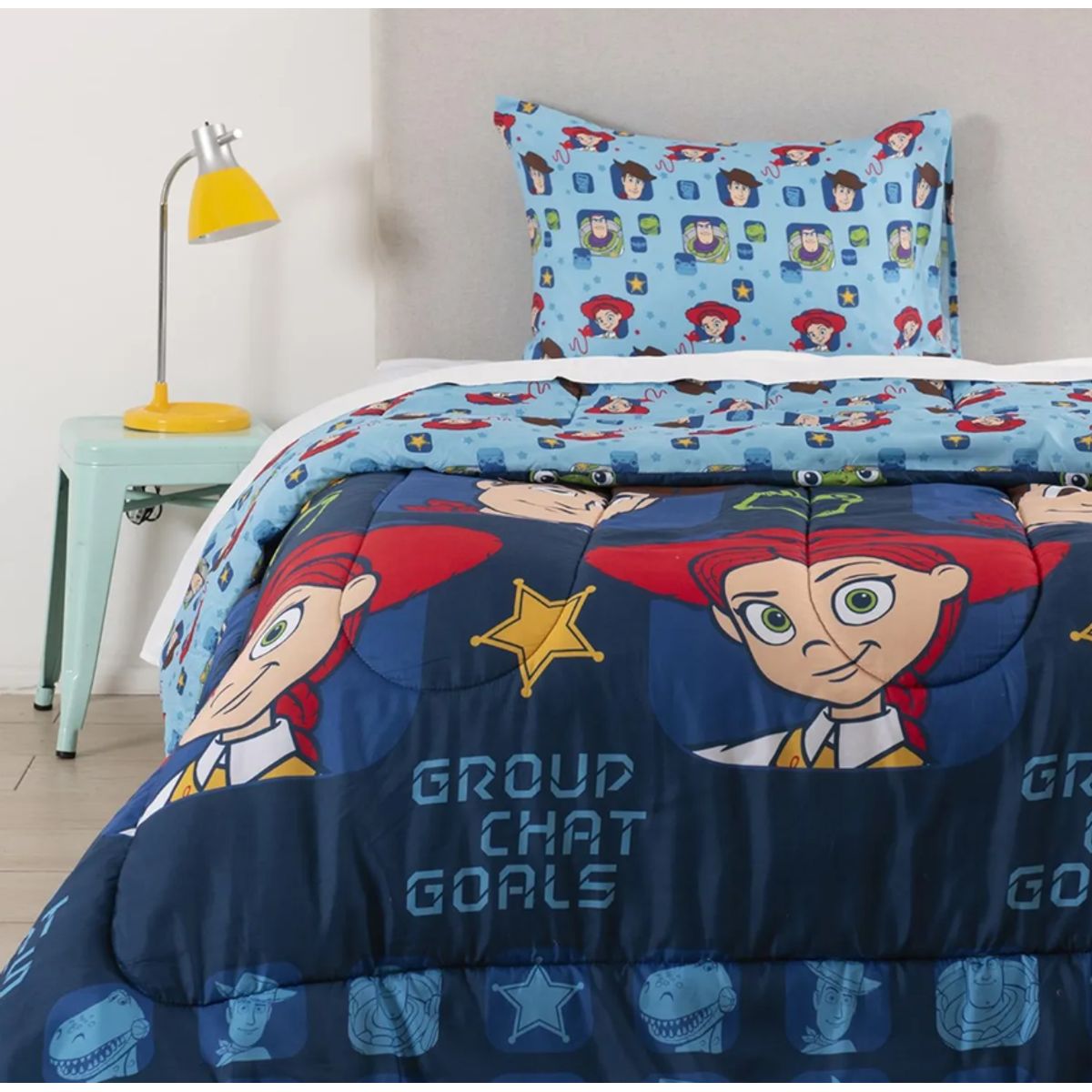 MASHINI - Plumón reversible Mashini Toy Story Goals  single apto para 1pl y 1.5 pl