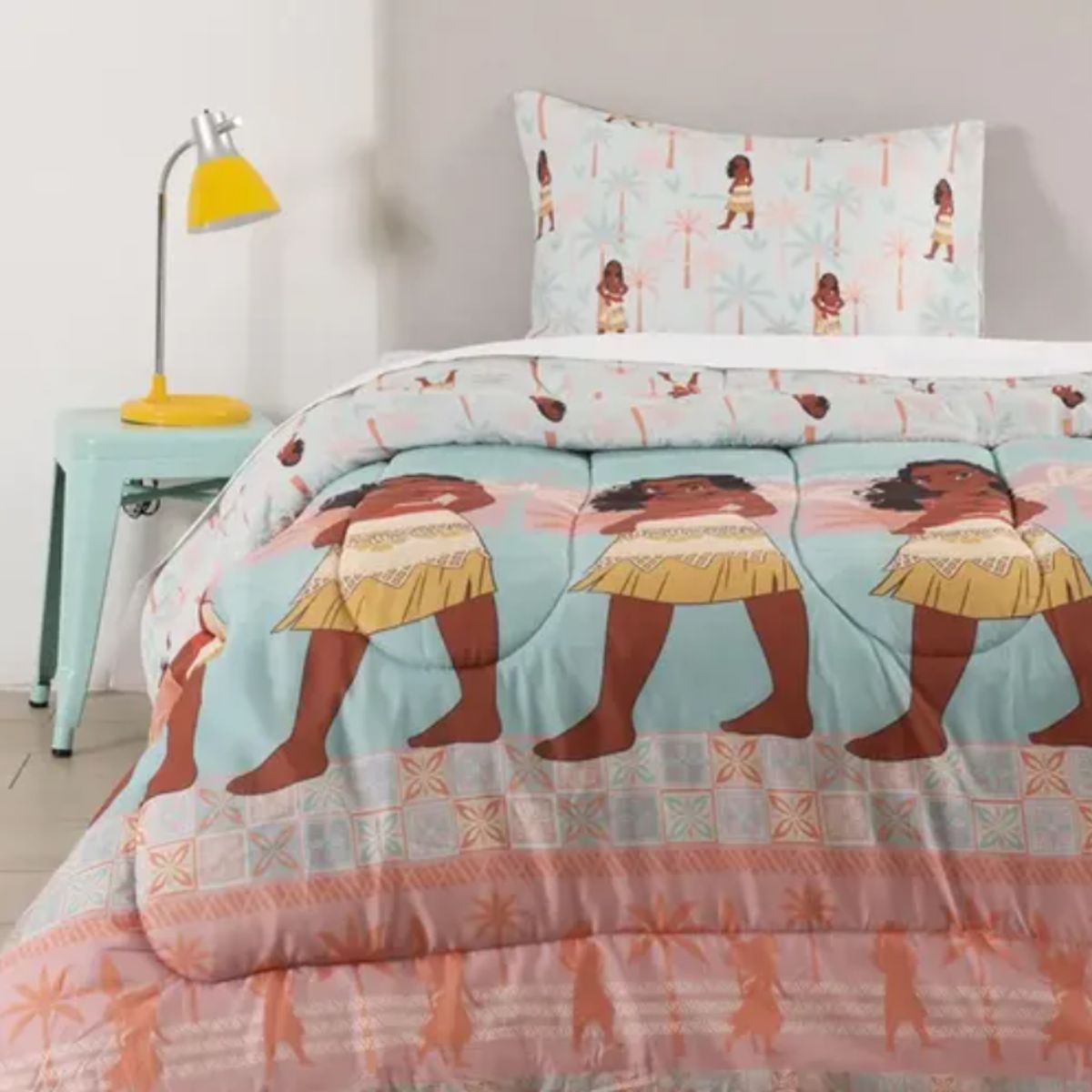 MASHINI - Plumón reversible Mashini Moana Palmera sngle apt para 1pl y 1.5 pl