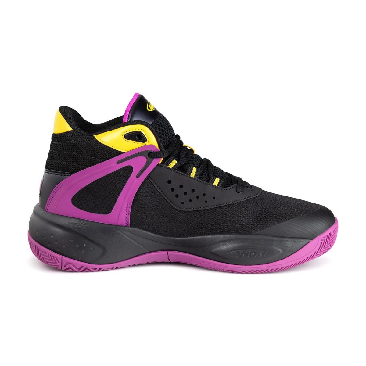 AND1 - Zapatillas Niños And1 Revel Mid Negro  Morado