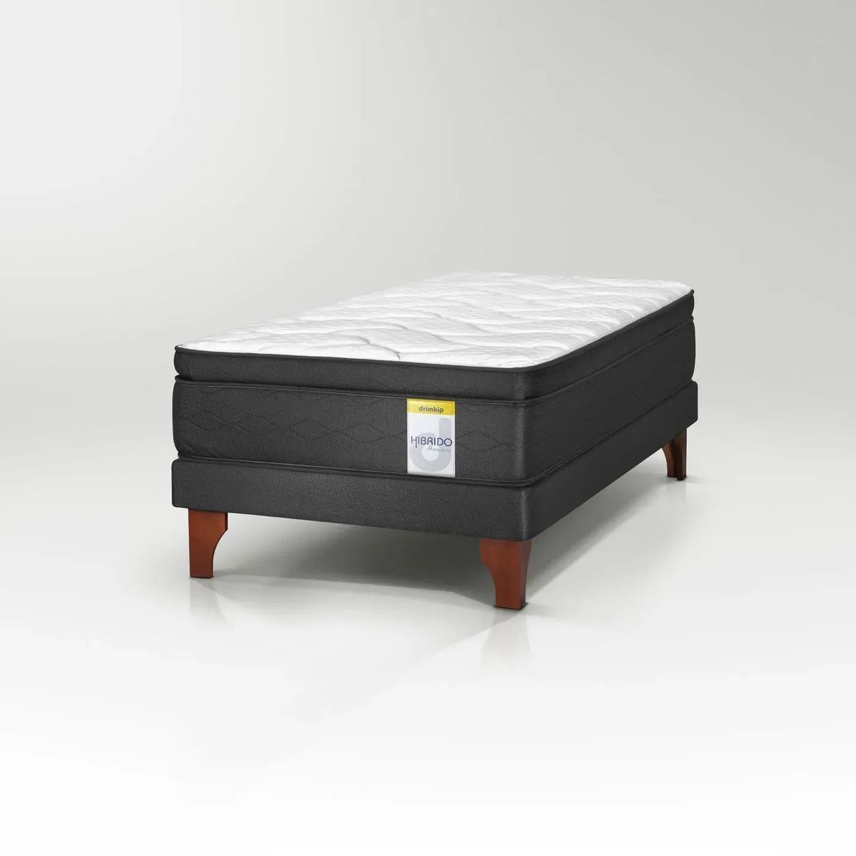 DRIMKIP - Cama Europea 1.5 Plazas Plus Híbrido Premium 105X200 Drimkip