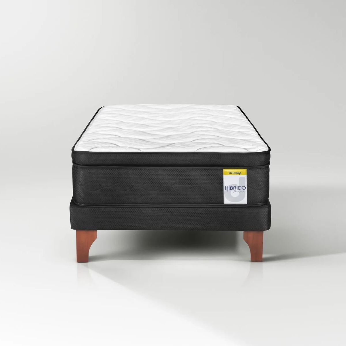 DRIMKIP - Cama Europea 1.5 Plazas Plus Híbrido Premium 105X200 Drimkip