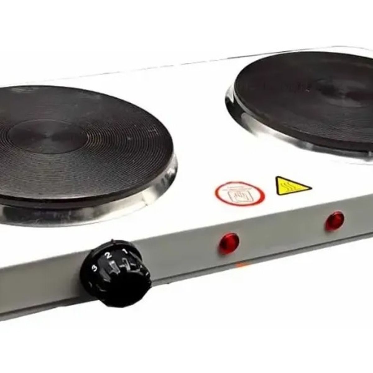 GENERICO - Cocina Eléctrica Portátil de Mesa Doble Hornilla