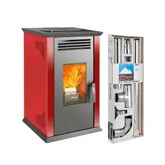 AMESTI - COMBO ITALY 8100 ROJO + KIT INSTALACION MURO