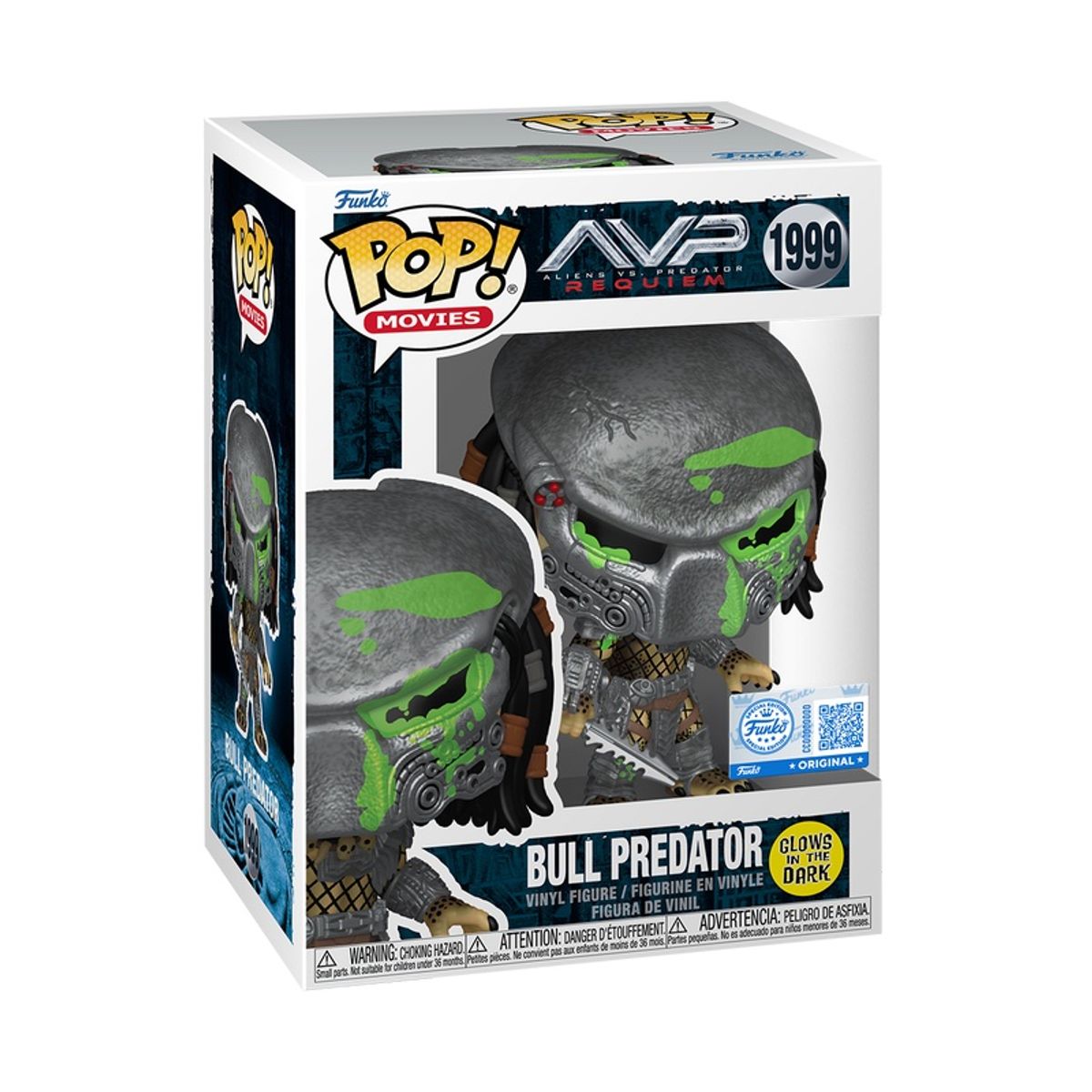 FUNKO - Funko Pop Bull Predator Glow 1999 + Protector