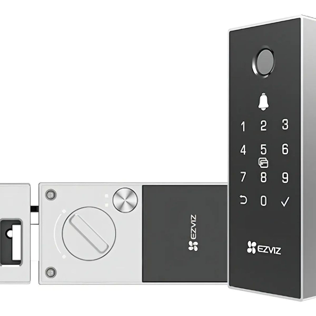 EZVIZ - Cerradura Inteligente Wifi Ezviz Dl03 Pro Con Huella Digital Plata