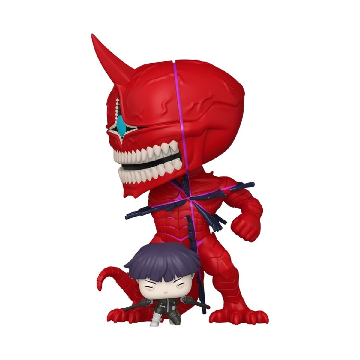 FUNKO - Funko Pop Kaiju nro. 8 – Soshiro hoshina Vs Kaiju nro. 10 #2251 + Protector