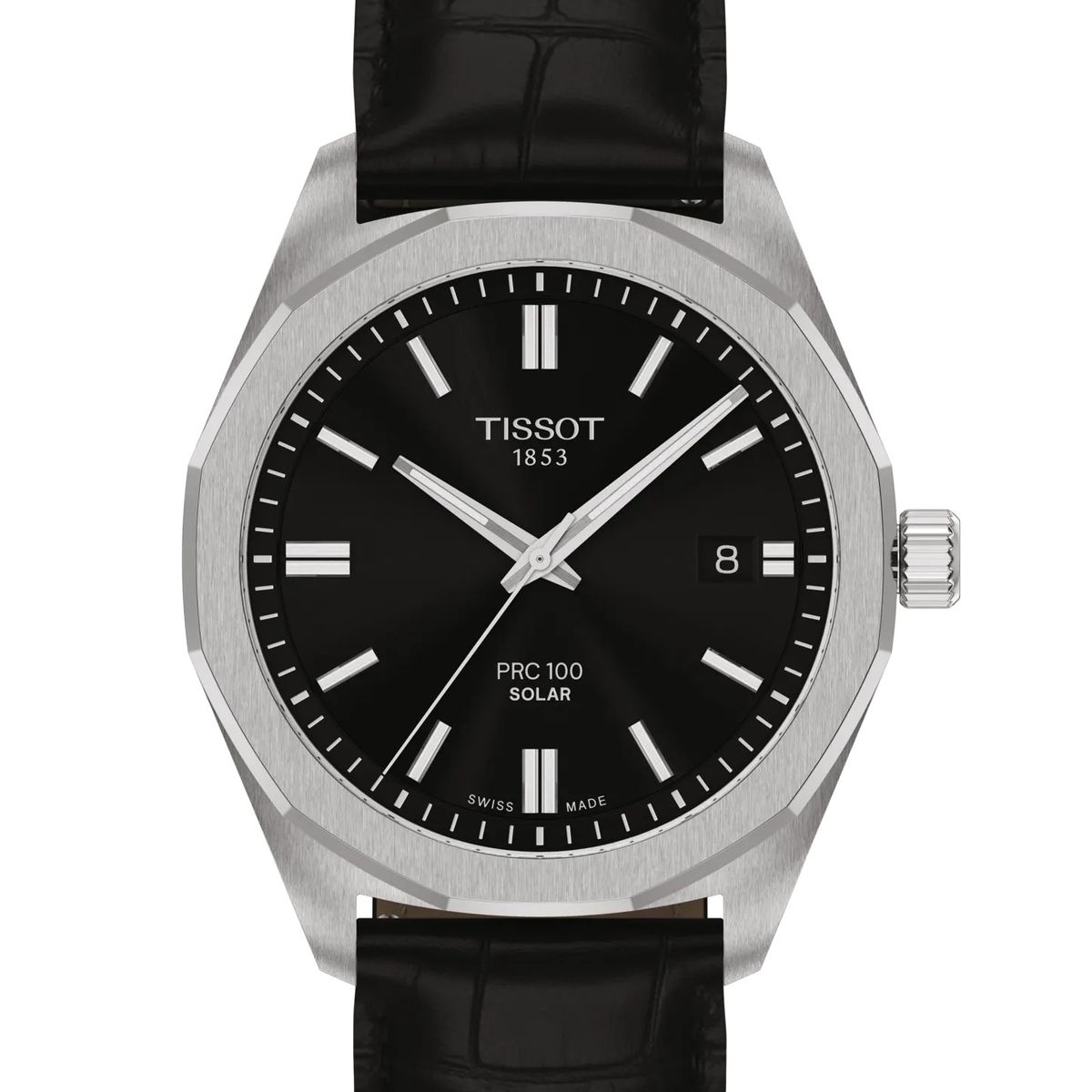 TISSOT - Reloj Tissot PRC 100 Solar Cuero Black