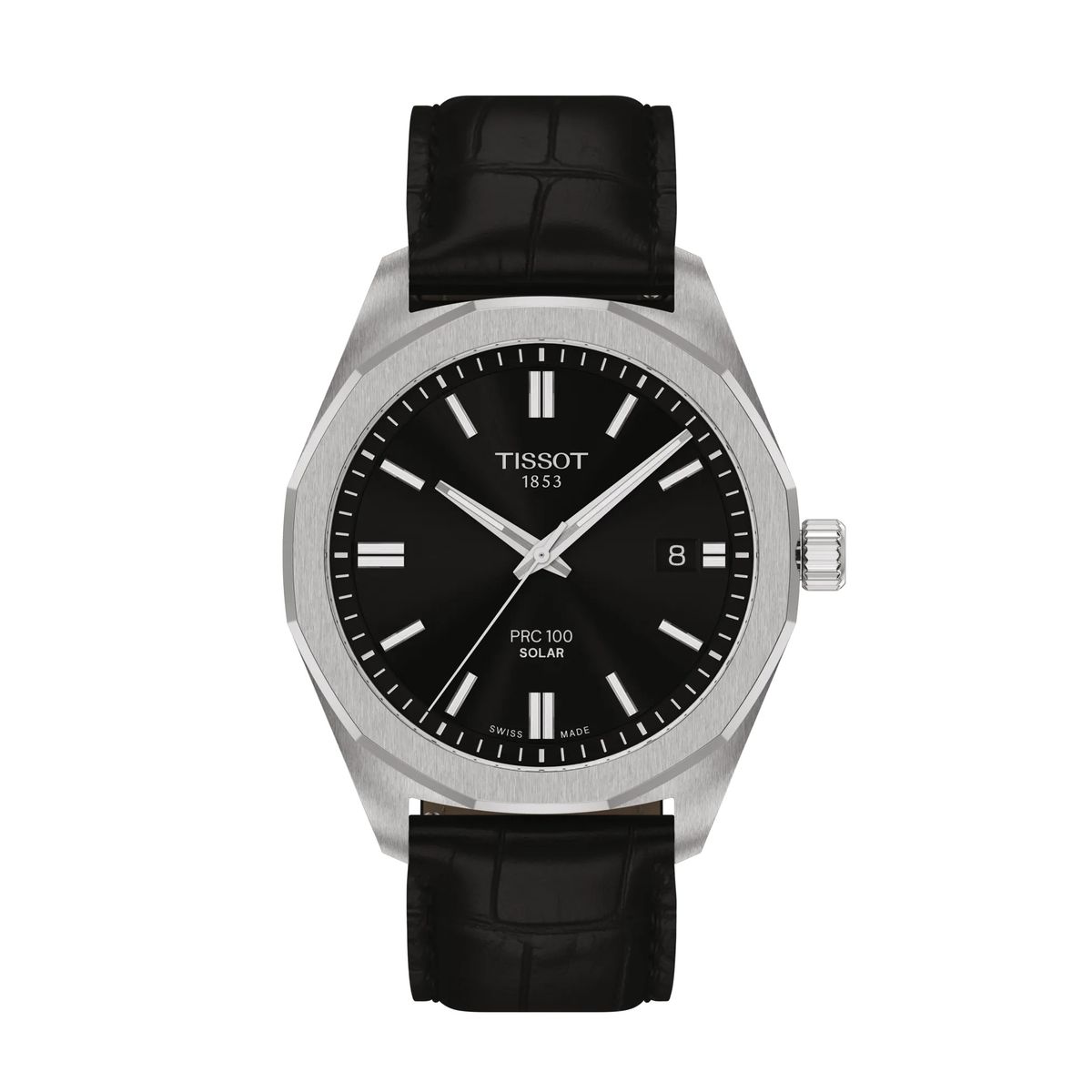 TISSOT - Reloj Tissot PRC 100 Solar Cuero Black