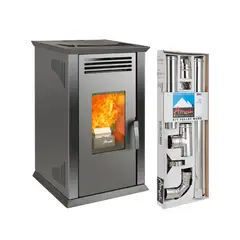 AMESTI - COMBO ITALY 8100 NEGRO + KIT INSTALACION MURO