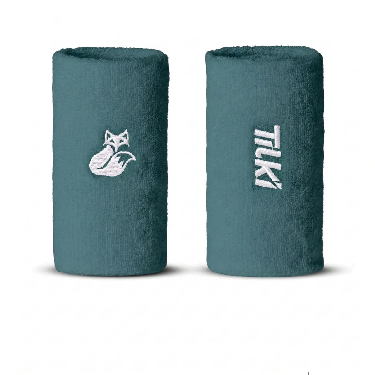 TILKI - Muñequera Tilki Larga Terry Lehinde Petroleo X2 Tenis Padel