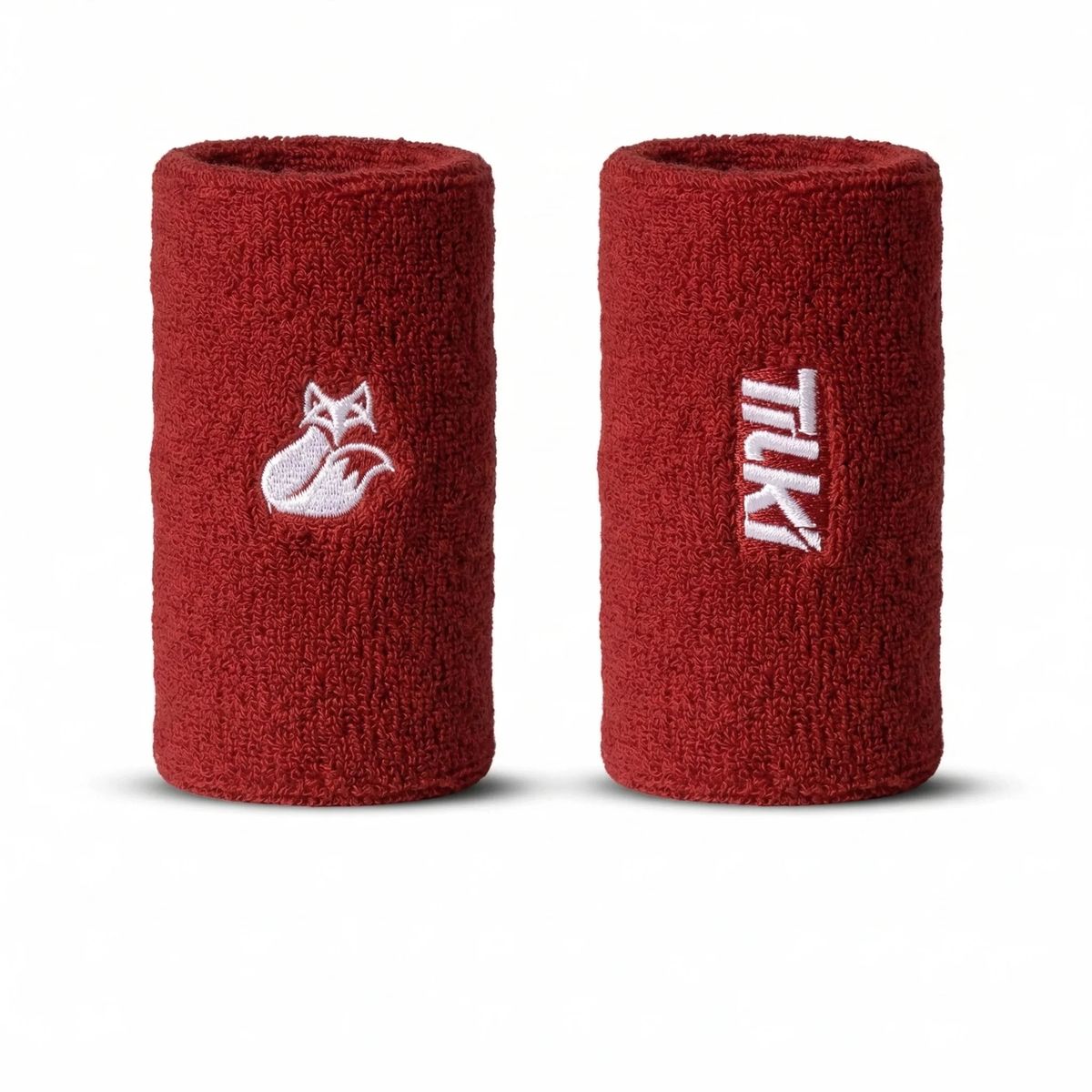 TILKI - Muñequera Tilki Larga Terry Lehinde Roja X2 Tenis Padel