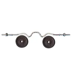COVERTEC - SET BARRA SUPER Z + 2 DISCOS 5 KG