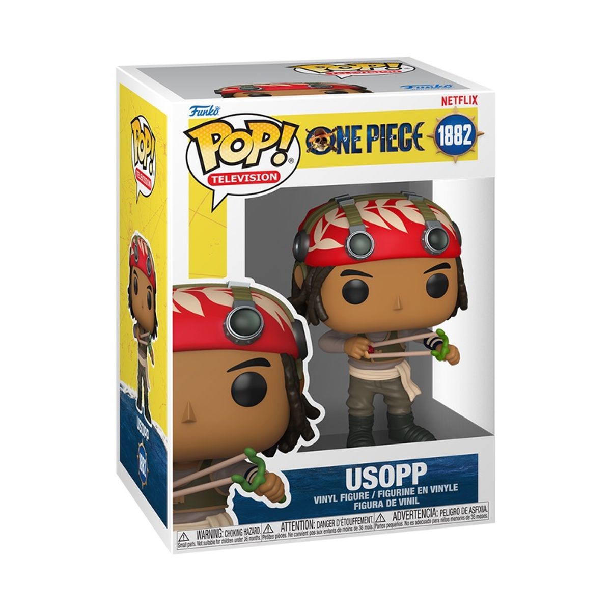 FUNKO - Funko Pop One Piece – Ussop 1882 + Protector