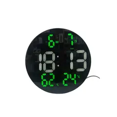 GENERICO - Reloj De Pared Digital Con Control Remoto