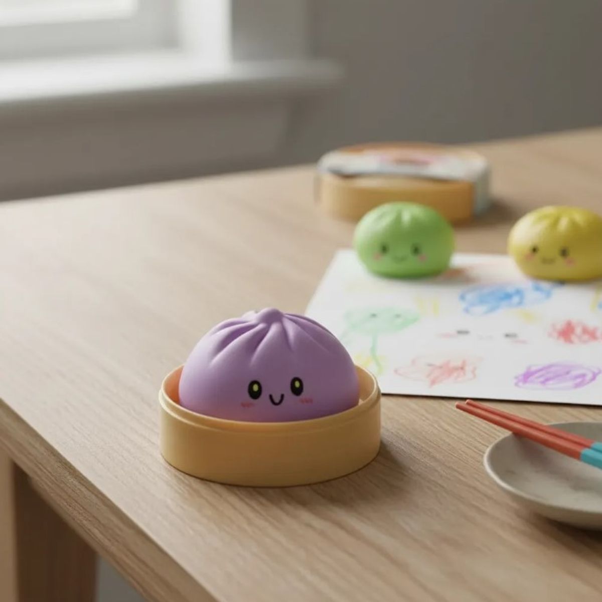 GENERICO - Slime Antiestres regalo squishy Slime Dumpling