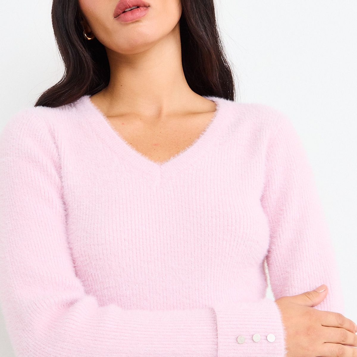 IO - Sweater Liso Mujer Rosa Io