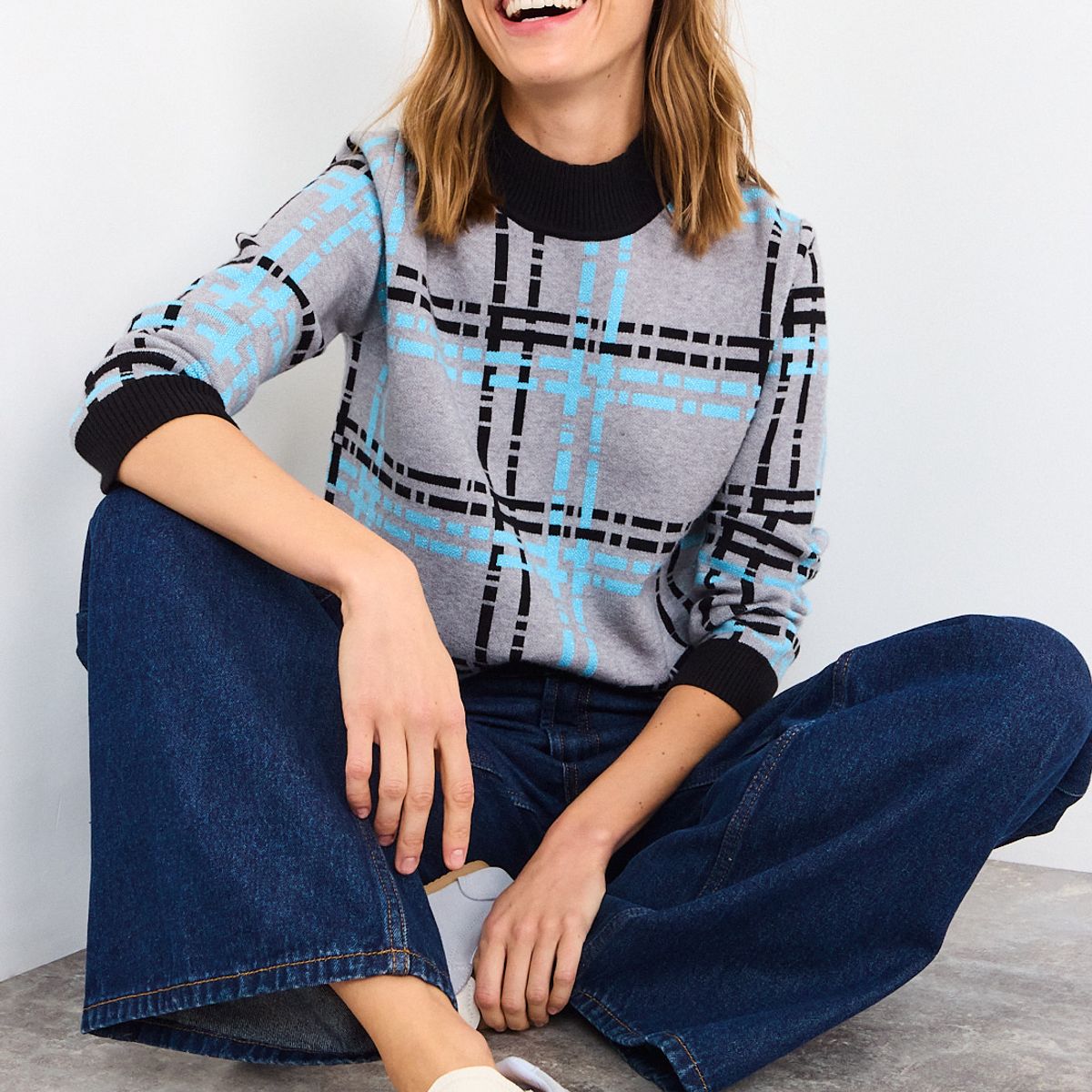 IO - Sweater Fantasia Mujer Gris Io