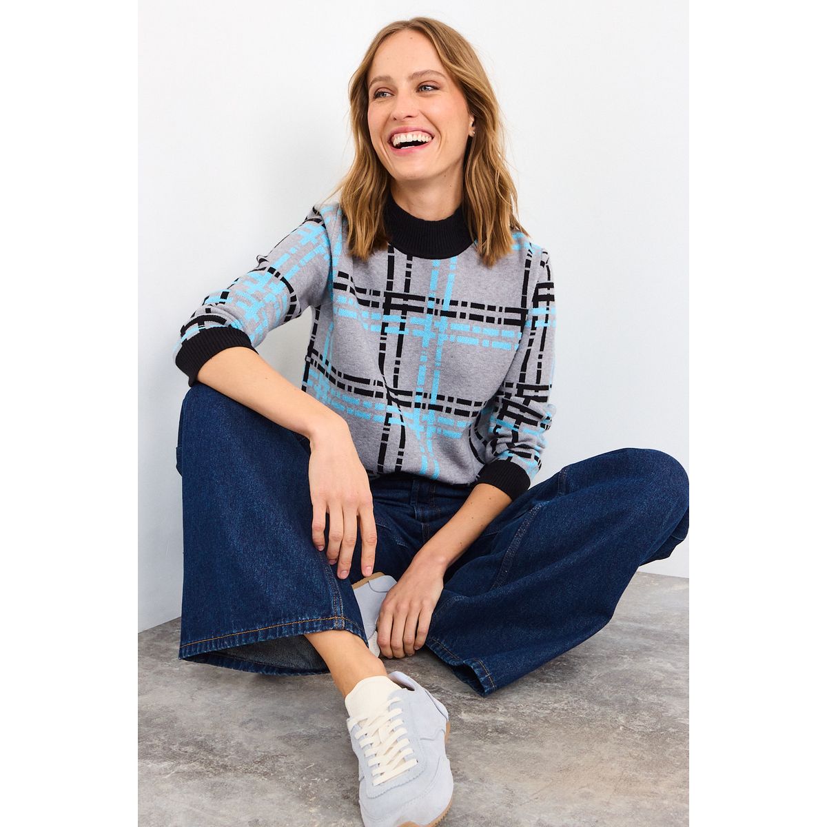 IO - Sweater Fantasia Mujer Gris Io